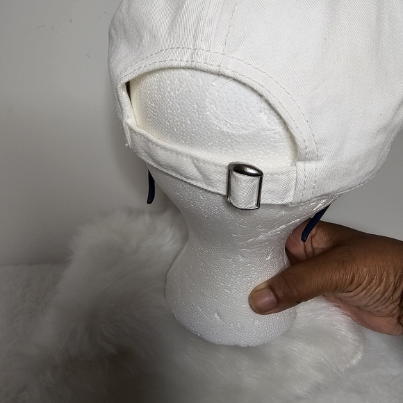 Embroidery Malibu Beach Pickleball Adjustable w/ Buckle Cap Hat Women White NWT - Picture 5 of 9